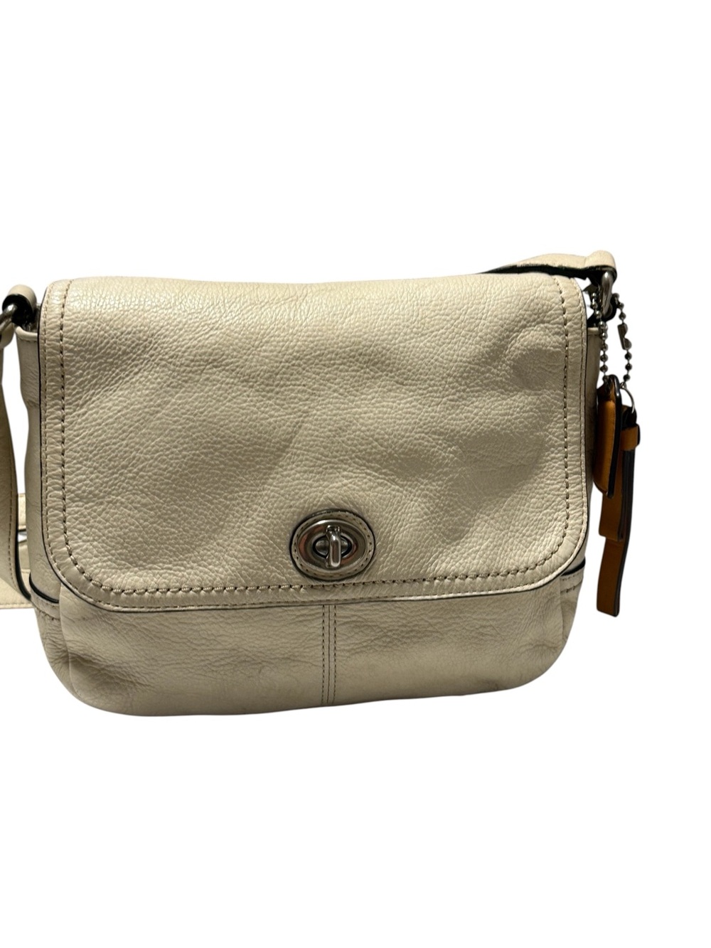 Coach leather mini crossbody bag